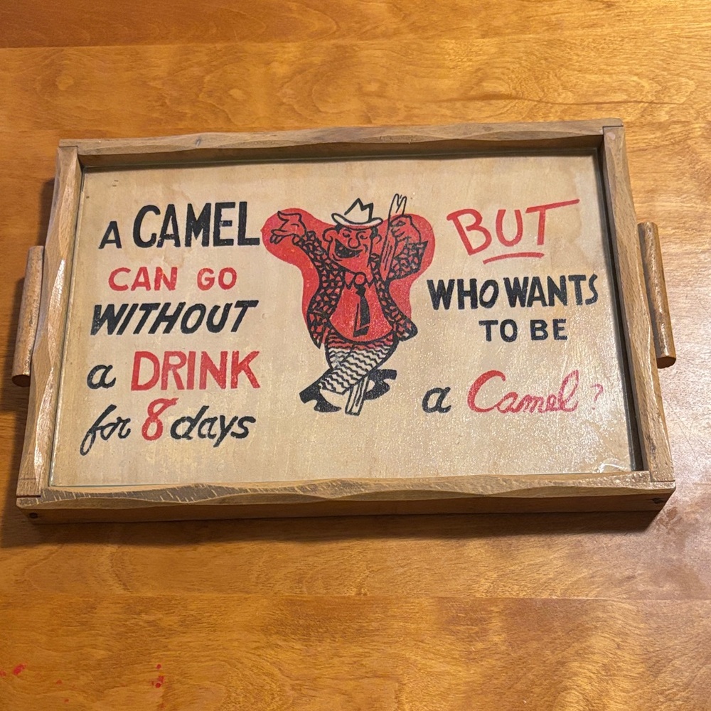 Wooden Serving Tray with Handles